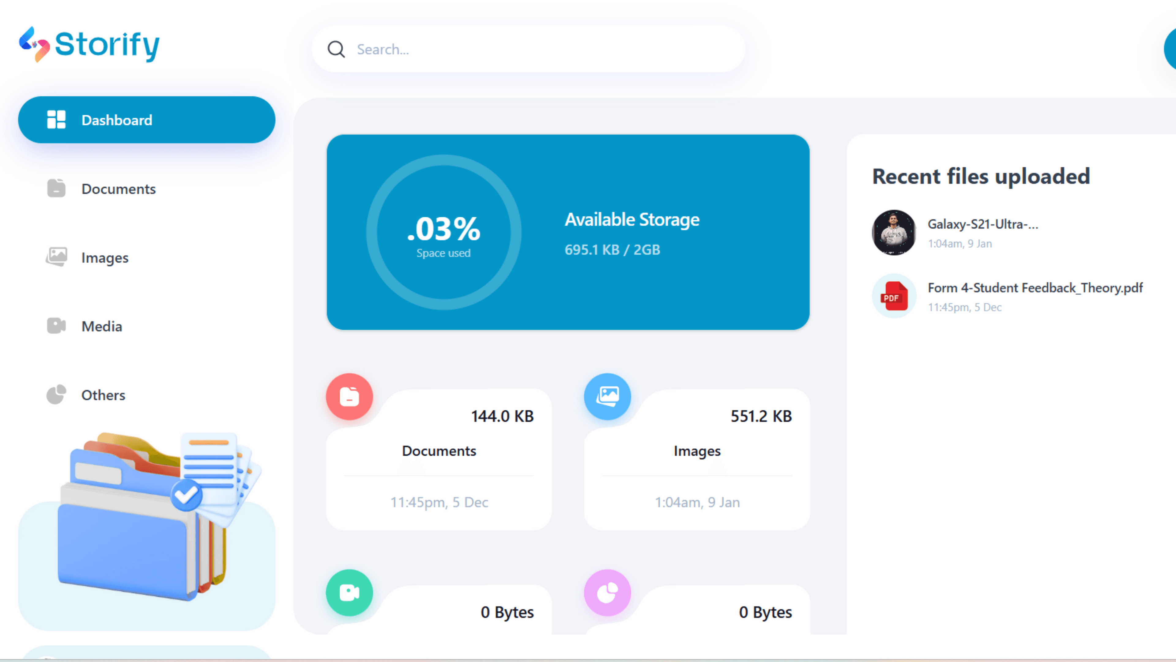 Storify - Storage web screenshot 2