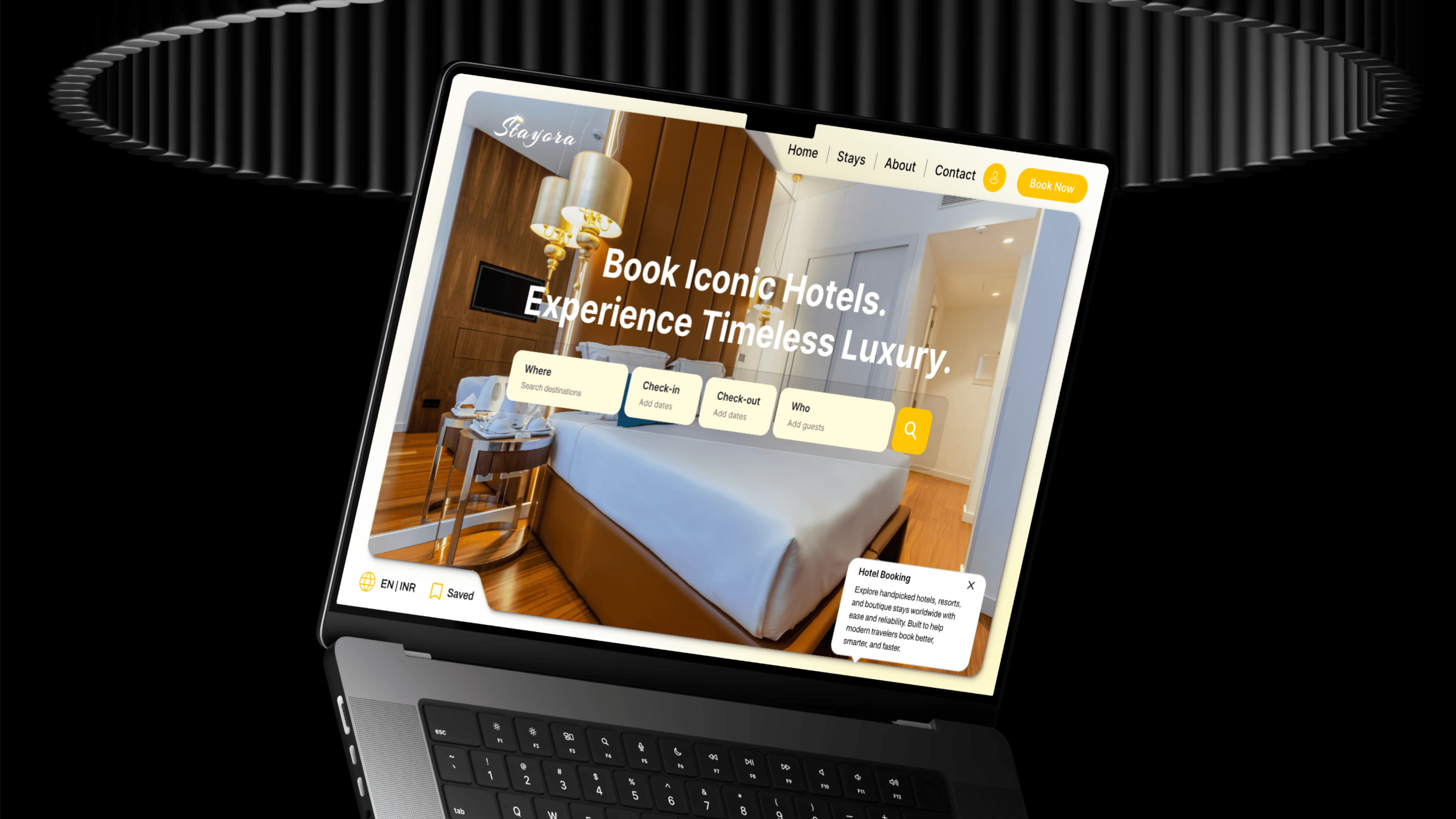 Stayora - Hotel Booking UI screenshot 1
