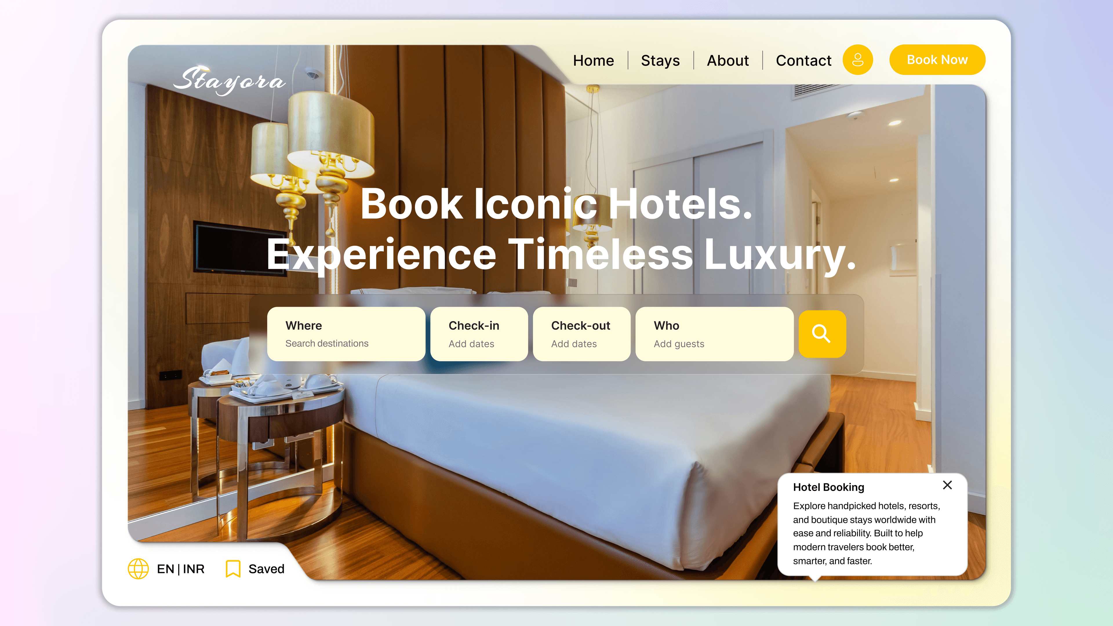 Stayora - Hotel Booking UI screenshot 2