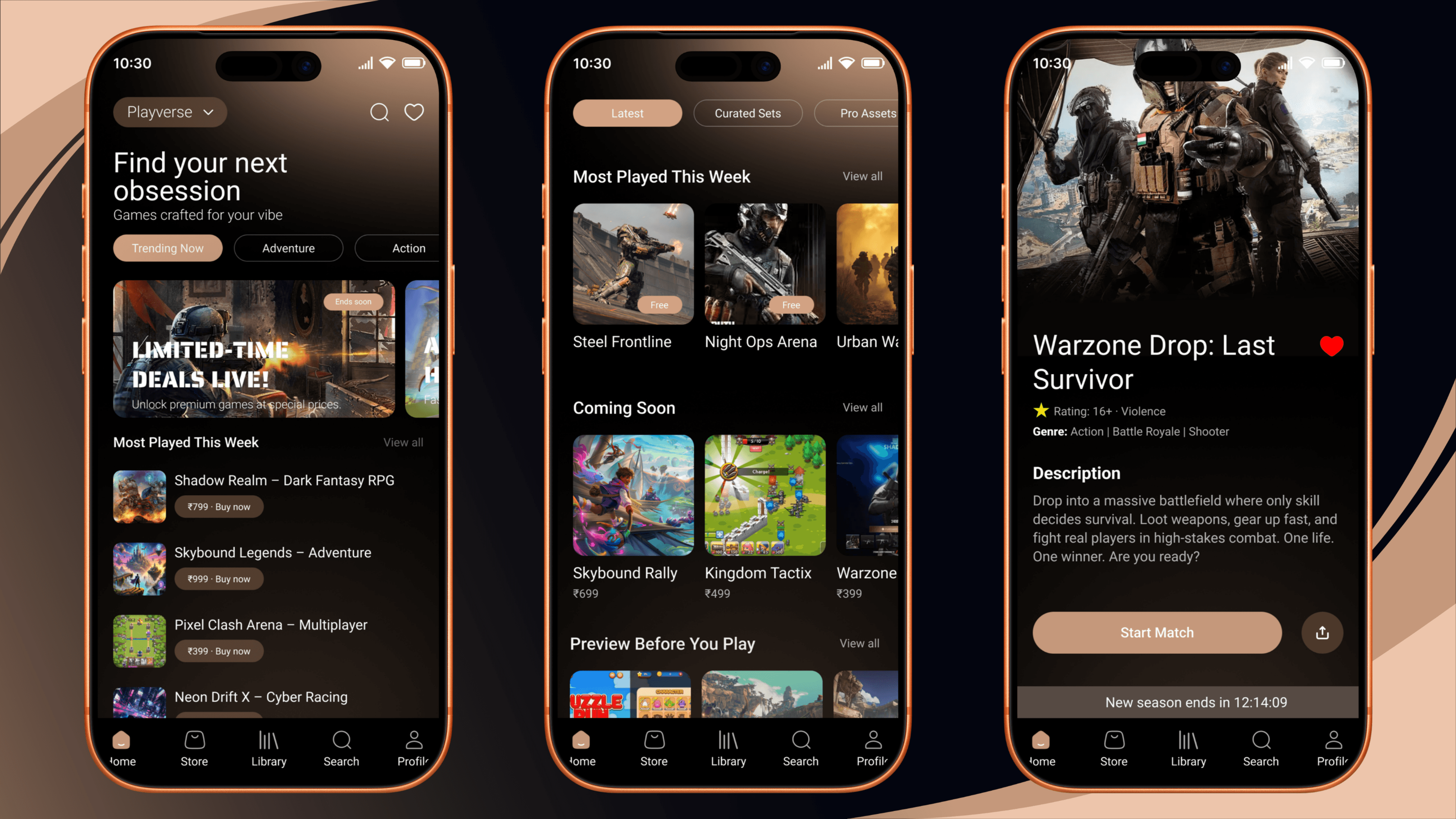 Playverse - Gaming App UI screenshot 2